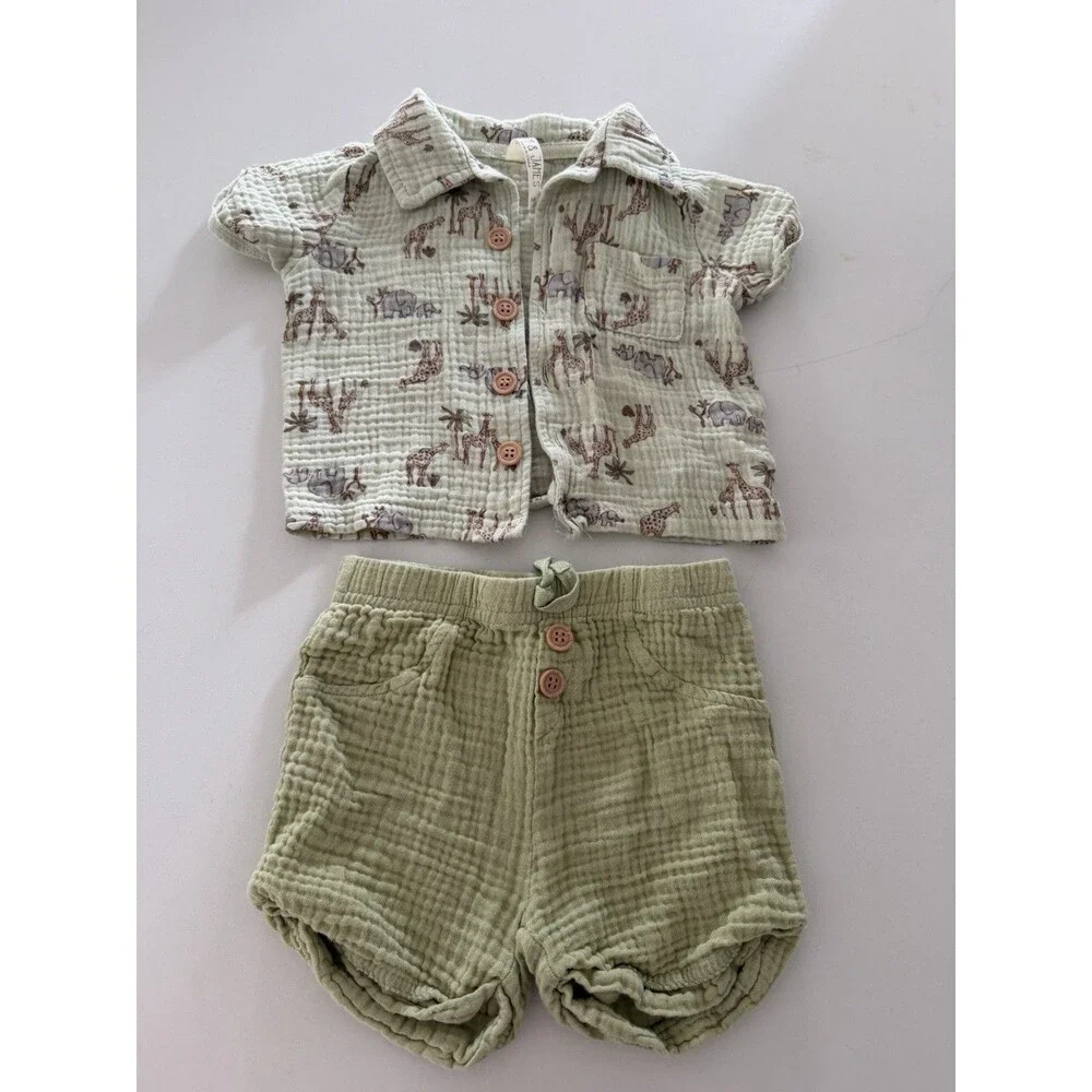 baby boy clothes bundle romper set shorts top summer holidays beach outfits 6-9M